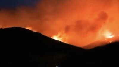 Konya'da yangın devam ediyor