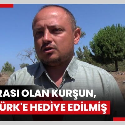 57'nci Alay'ın yer altındaki savaşının hatırası olan kurşun, Atatürk'e hediye edilmiş
