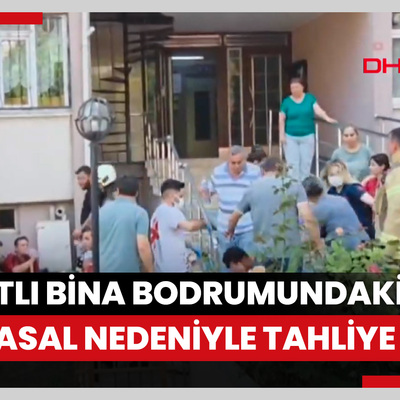 Beylikdüzü'nde 15 katlı bina tahliye edildi; bazıları zehirlenme şüphesiyle hastaneye götürüldü