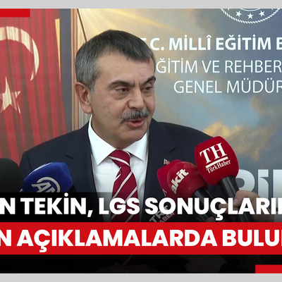 Milli Eğitim Bakanı Tekin, LGS sonuçlarına ilişkin açıklamalarda bulundu