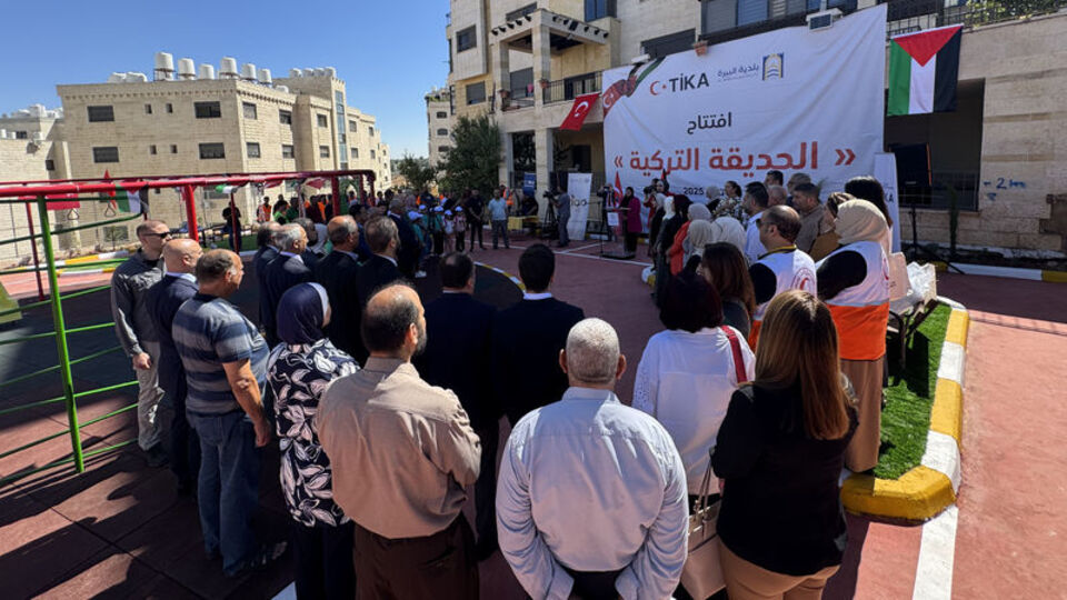 Filistin'de 15 Temmuz Şehitler Parkı açıldı