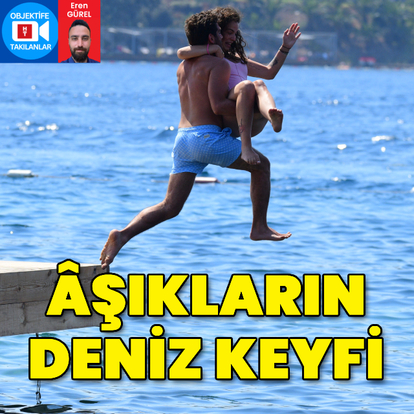Âşıkların deniz keyfi