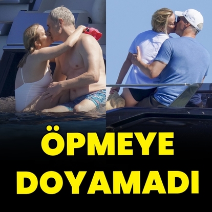 Öpmeye doyamadı