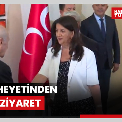 DEM Parti heyetinden Bahçeli'ye ziyaret