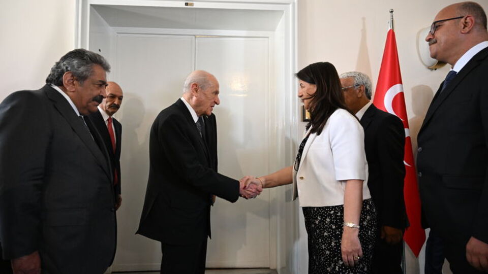 DEM Parti heyetinden Bahçeli'ye ziyaret