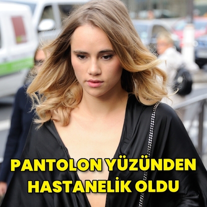 Dar pantolon yüzünden hastanelik oldu
