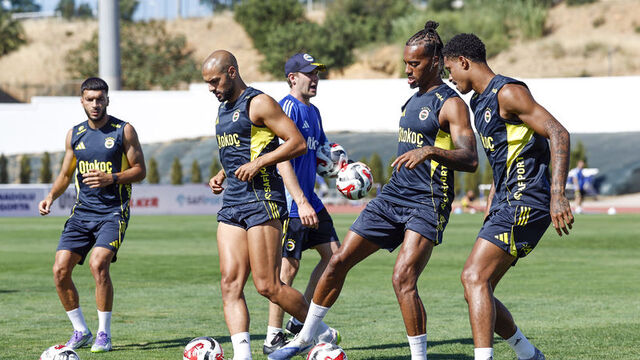Fenerbahçe günü tek antrenmanla tamamladı!