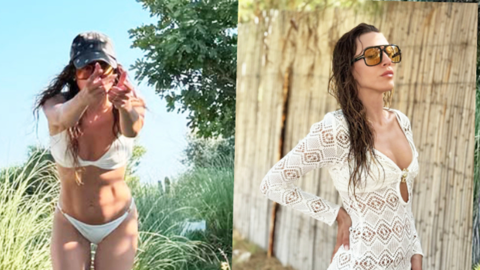 Sinem Kobal'ın tatil pozları