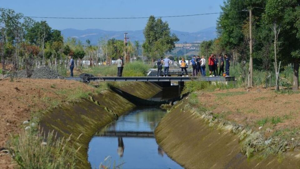 Sulama kanalında şüpheli ölüm!