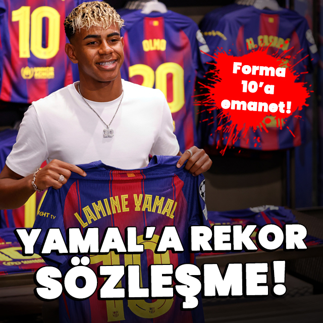 Barcelona'dan Yamal'a rekor sözleşme!