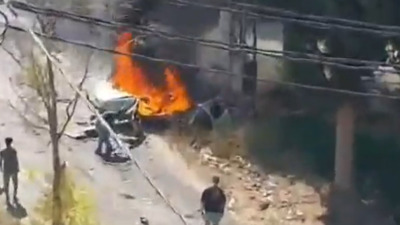 İsrail Lübnan'da bir araca saldırdı