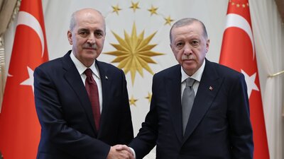 Cumhurbaşkanı Erdoğan ile Kurtulmuş görüştü