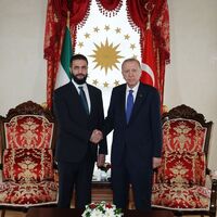 Ahmed Şara ile görüştü