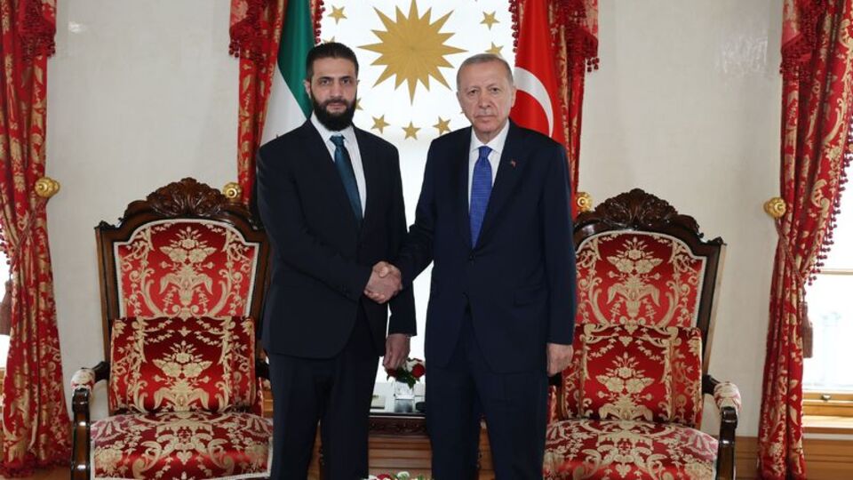 Ahmed Şara ile görüştü