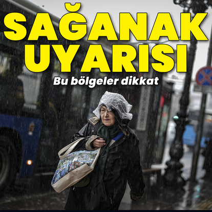 Sağanak yağmur var!