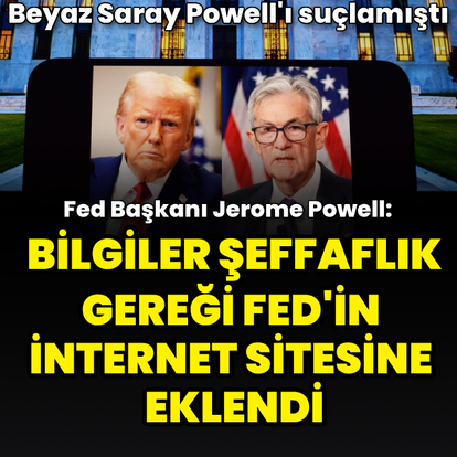 Powell, "bina yenilemesi" projesine ilişkin sorulara yanıt verdi