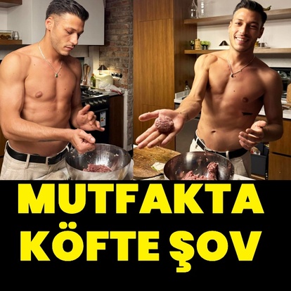 Mutfakta köfte şov