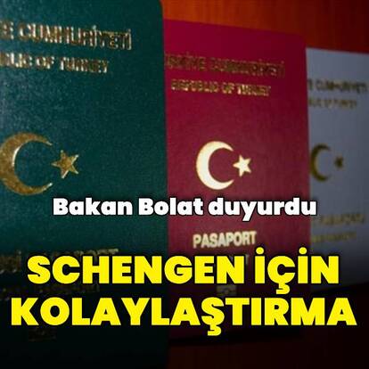 Bakan Bolat'tan Schengen açıklaması