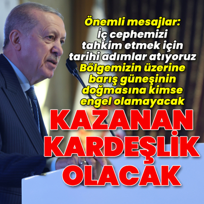 Cumhurbaşkanı Erdoğan'dan açıklamalar