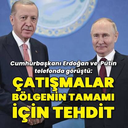 Cumhurbaşkanı Erdoğan, Putin ile görüştü