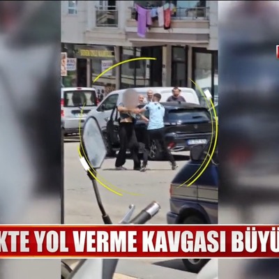 Kadın sürücü saldırdı!