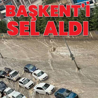 Ankara'da sağanak ve fırtına