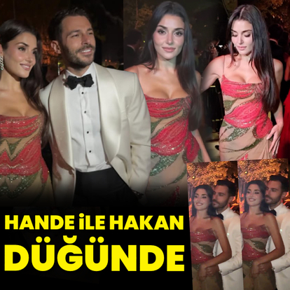 Hande ile Hakan düğünde