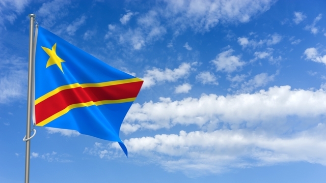 Demokratik Kongo Cumhuriyeti bayrağı