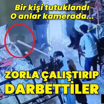 Zorla çalıştırılıp darbedilen çocuk kurtarıldı