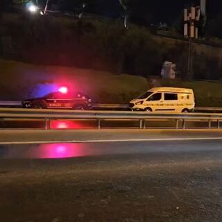 Otoyolda otomobilin çarptığı yaya öldü
