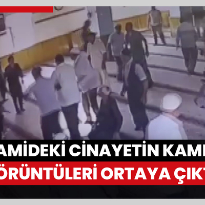 Camideki cinayetin güvenlik kamerası görüntüleri ortaya çıktı