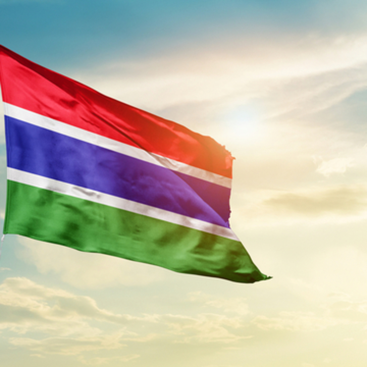 Gambiya bayrağı nedir?
