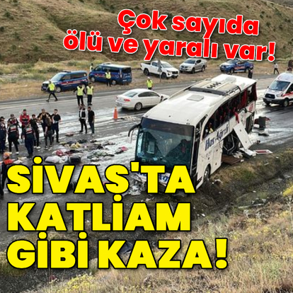 Yolcu otobüsü dağın yamacına çarptı