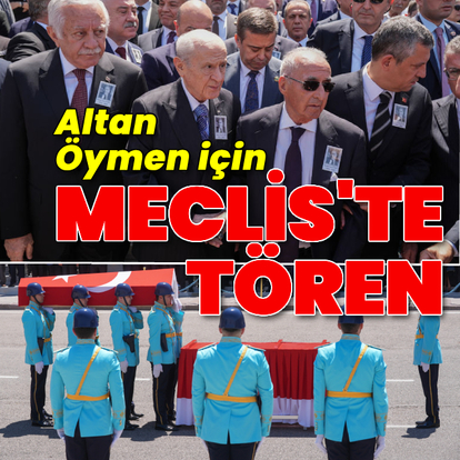 Altan Öymen için Meclis'te tören