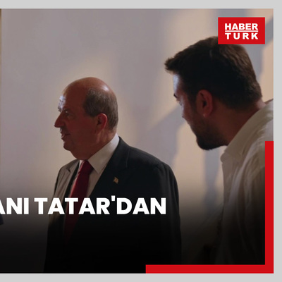Cumhurbaşkanı Tatar'dan set ziyareti
