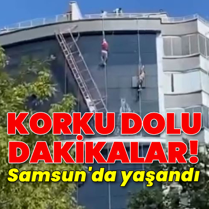 Samsun'da yaşandı! Korku dolu dakikalar!