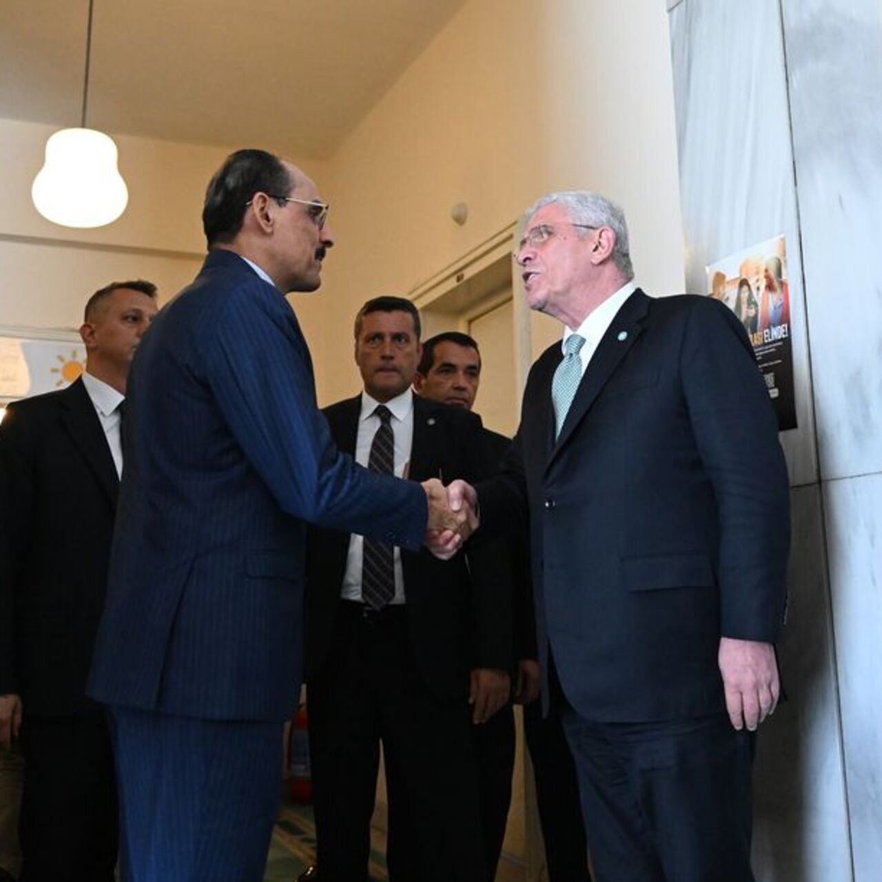 Kalın'dan İYİ Parti'ye ziyaret