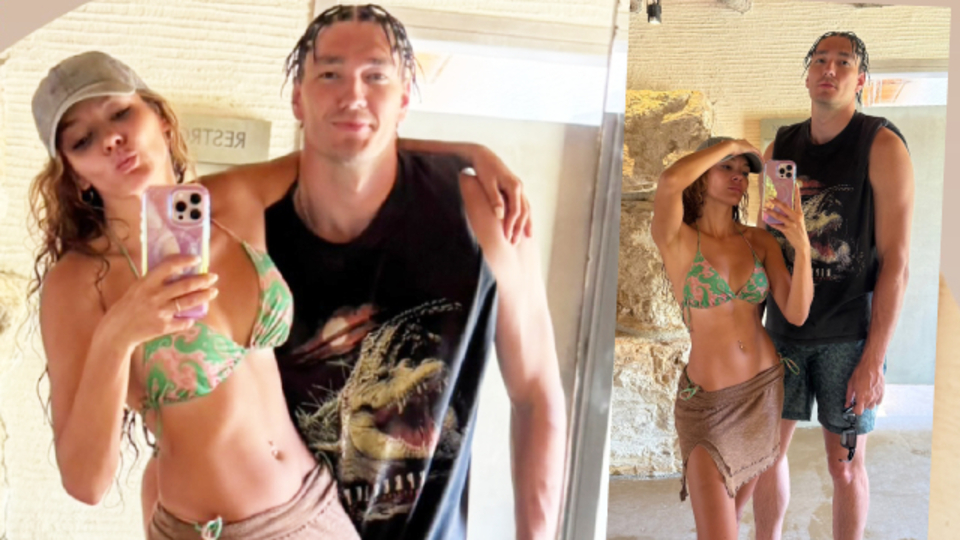 Tatilde aşk tazelediler