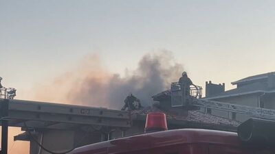 Mangal keyfi çatıyı alev alev yaktı!