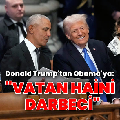 Trump'tan Obama'ya: Vatan haini