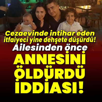 Ailesinden önce annesini öldürdü iddiası!
