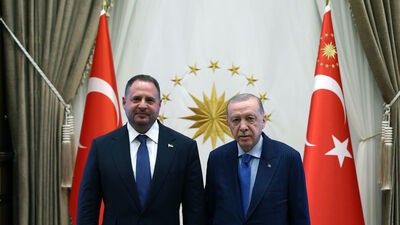 Ukrayna Devlet Başkanlığı Ofisi Başkanı Ankara'da