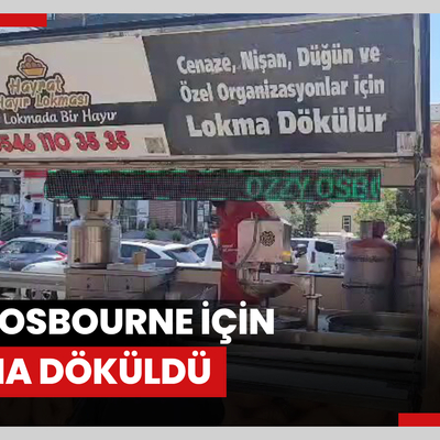 Ozzy Osbourne için lokma döküldü