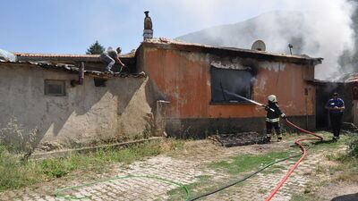 Konya'daki yangında bir kişi öldü