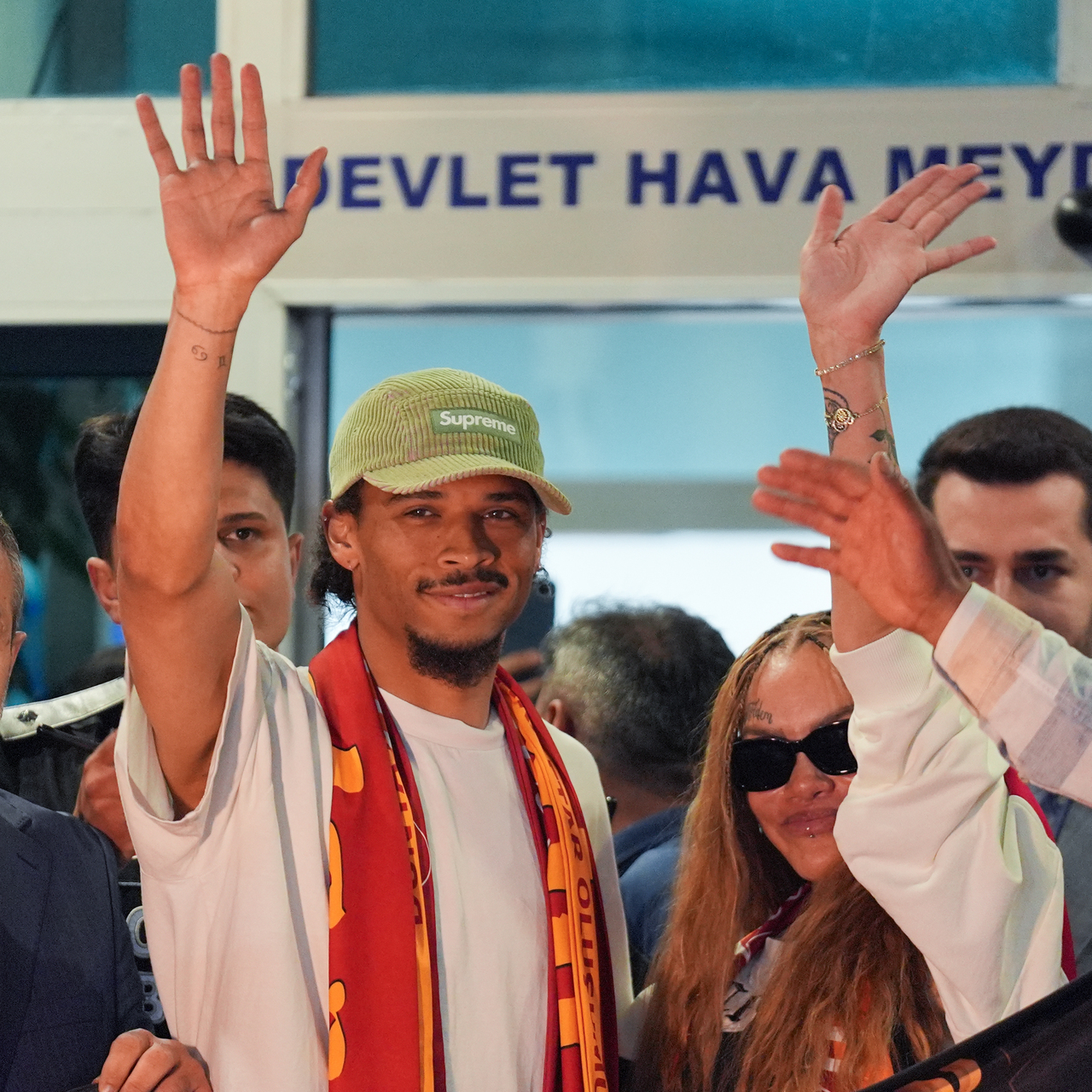 Leroy Sane, İstanbul'a geldi