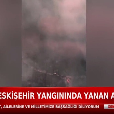Eskişehir'de yanan araçlar görüntülendi