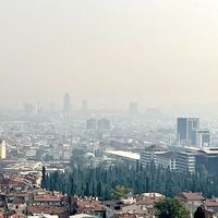 Bursa'ya kül yağdı!