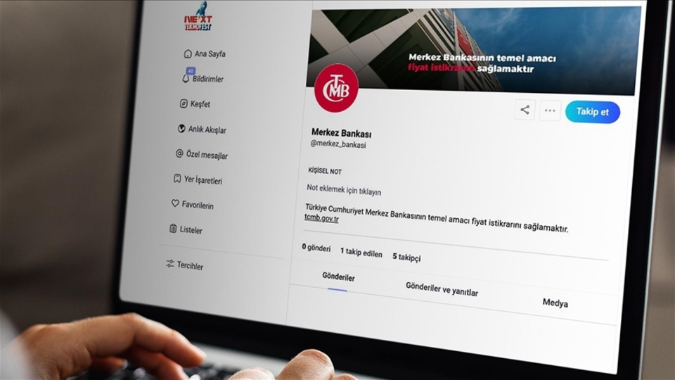 TCMB NEXT Teknofest Sosyal hesabı açtı