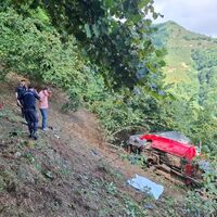 Fındık işçilerini taşıyordu: 1 ölü, 9 yaralı