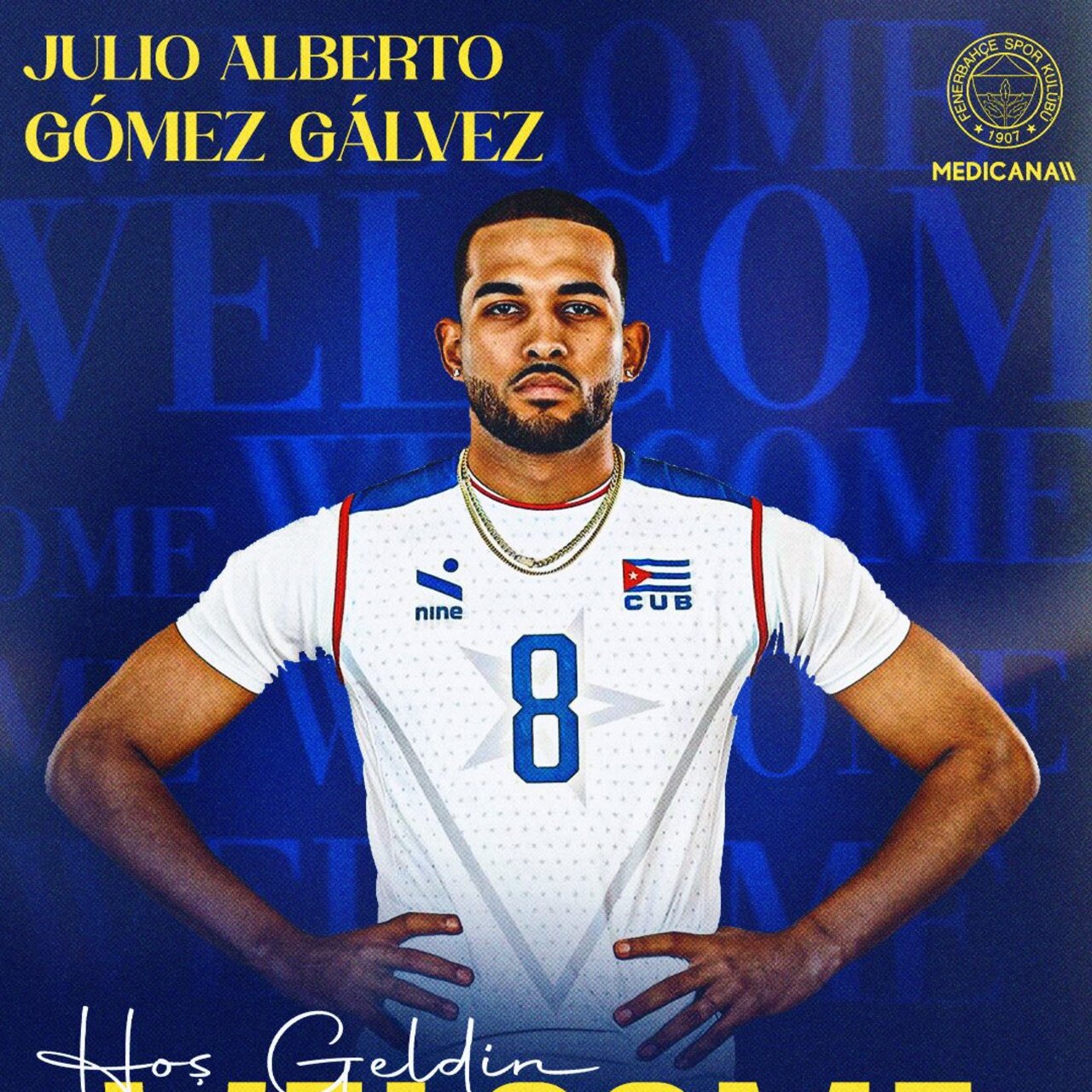 Julio Gomez, Fenerbahçe Medicana'da!